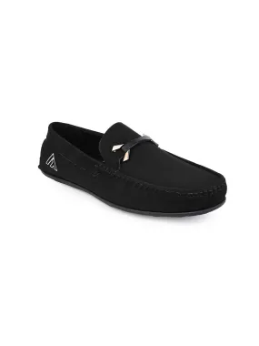 Alberto Torrresi Black Sabar Slip-On loafer