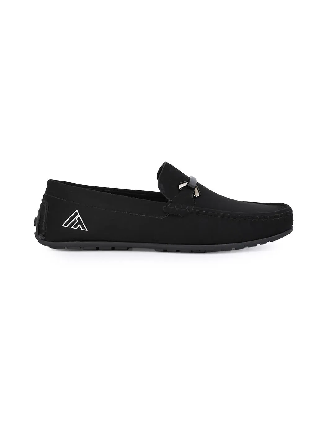 Alberto Torrresi Black Sabar Slip-On loafer