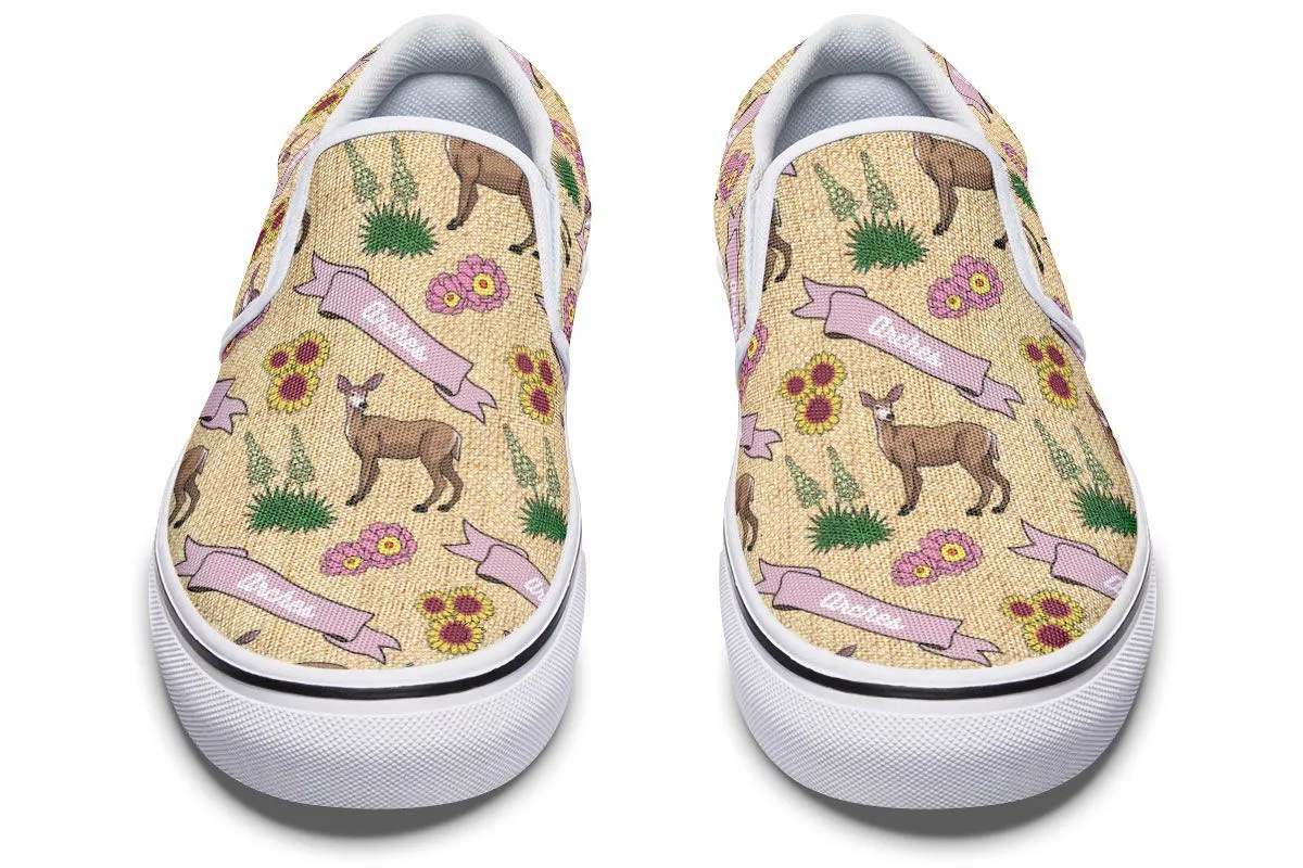 Arches Pattern Slip-On Shoes