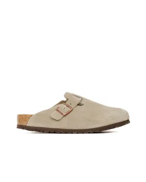 Birkenstock Boston Taupe Suede