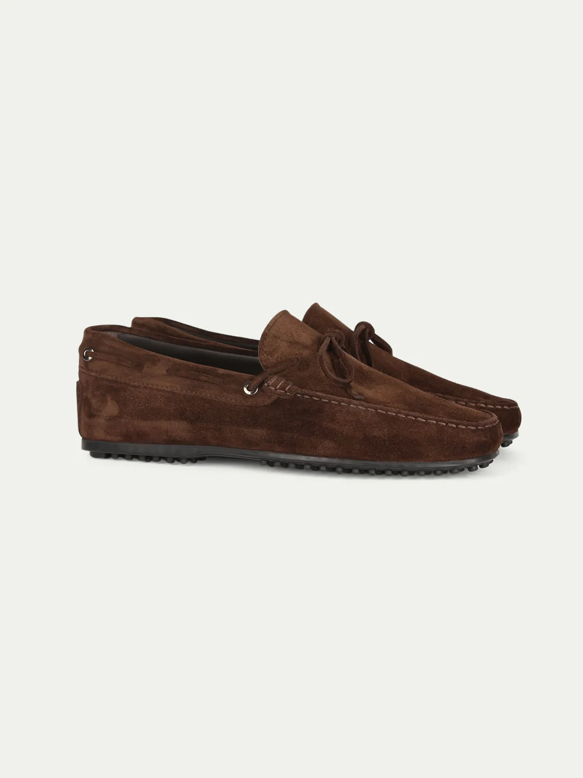 Chocolate Suede City Driving Shoes