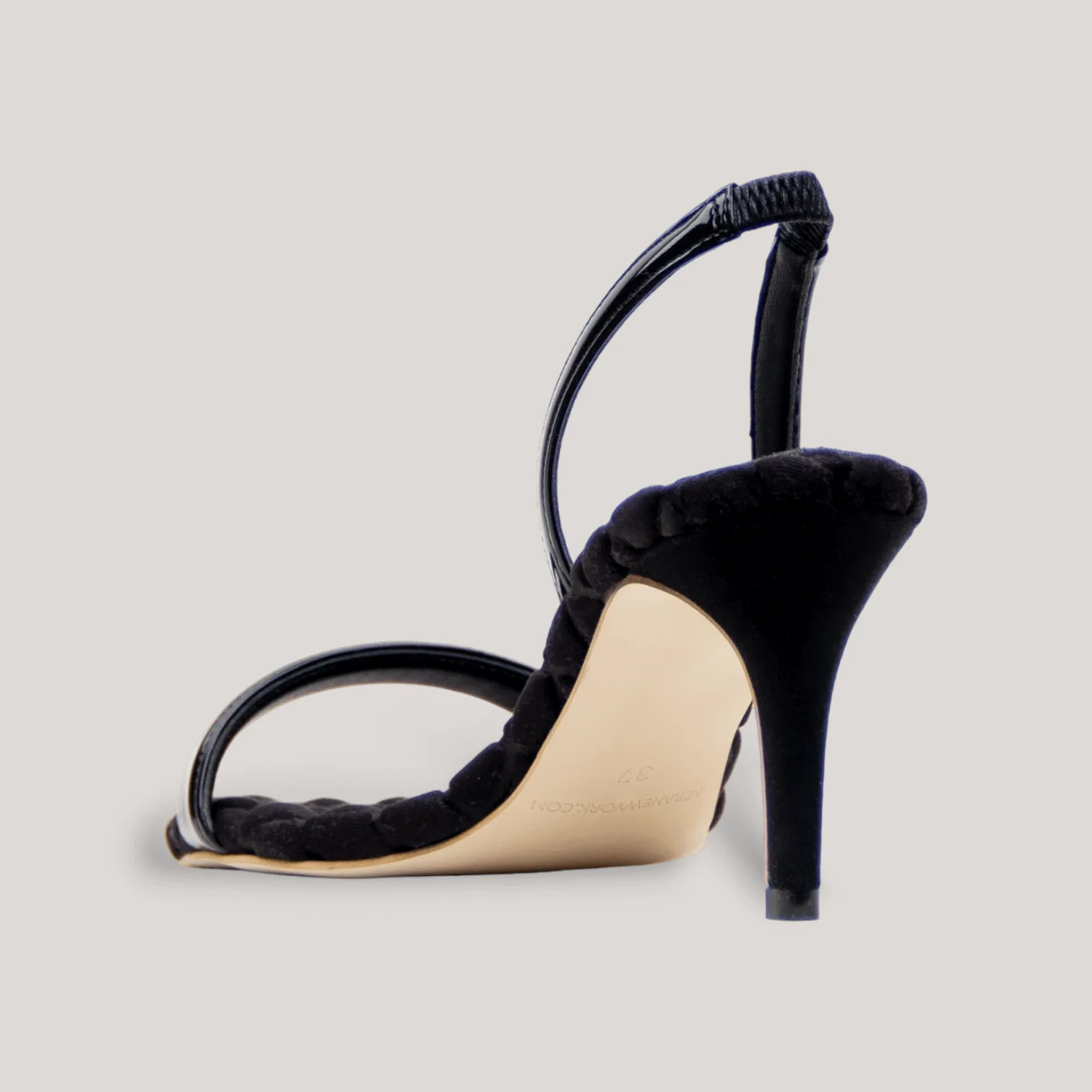 CLAUDIA | Black - Slingback Sandals