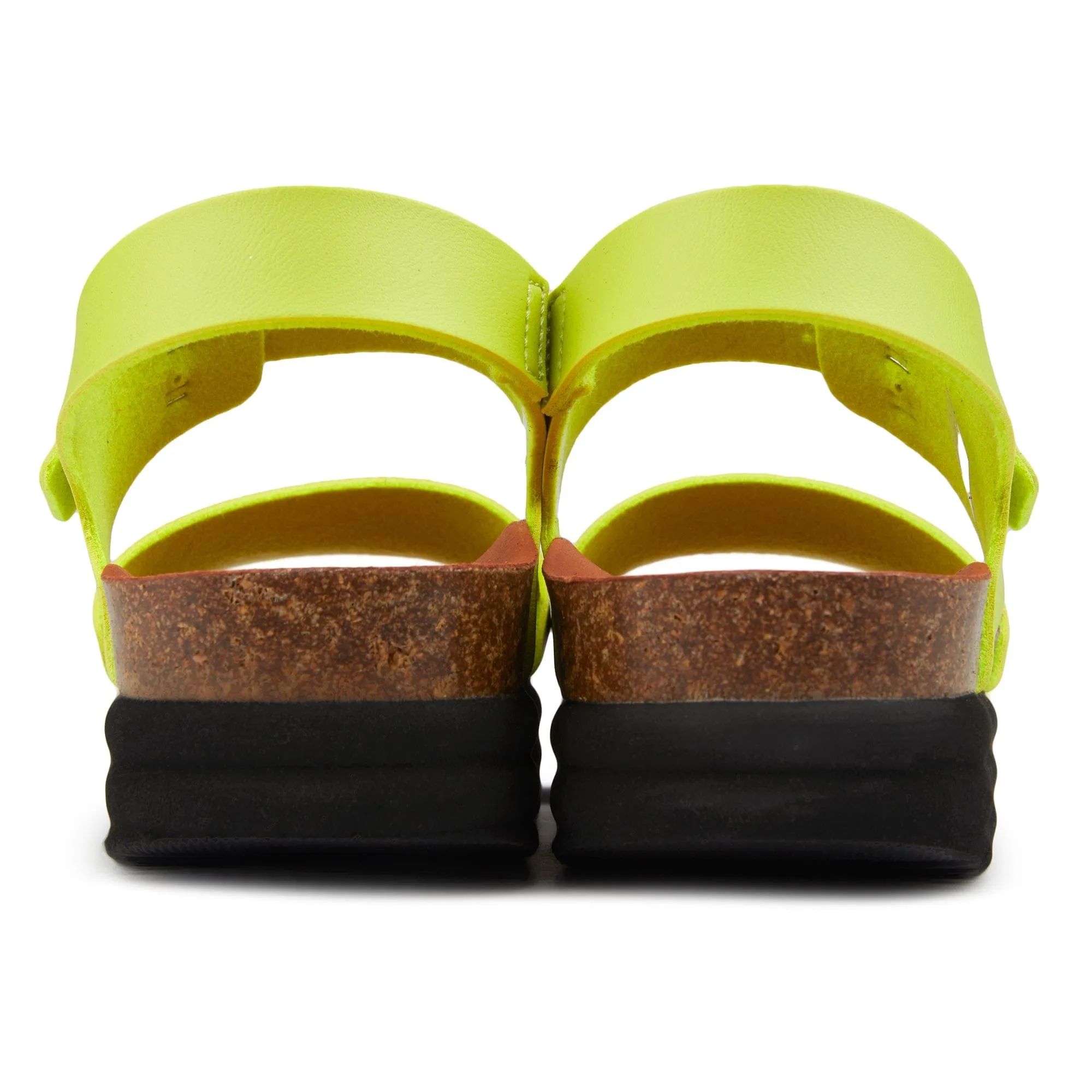 Clove Women's Vegan Flatform Sandals | Lime