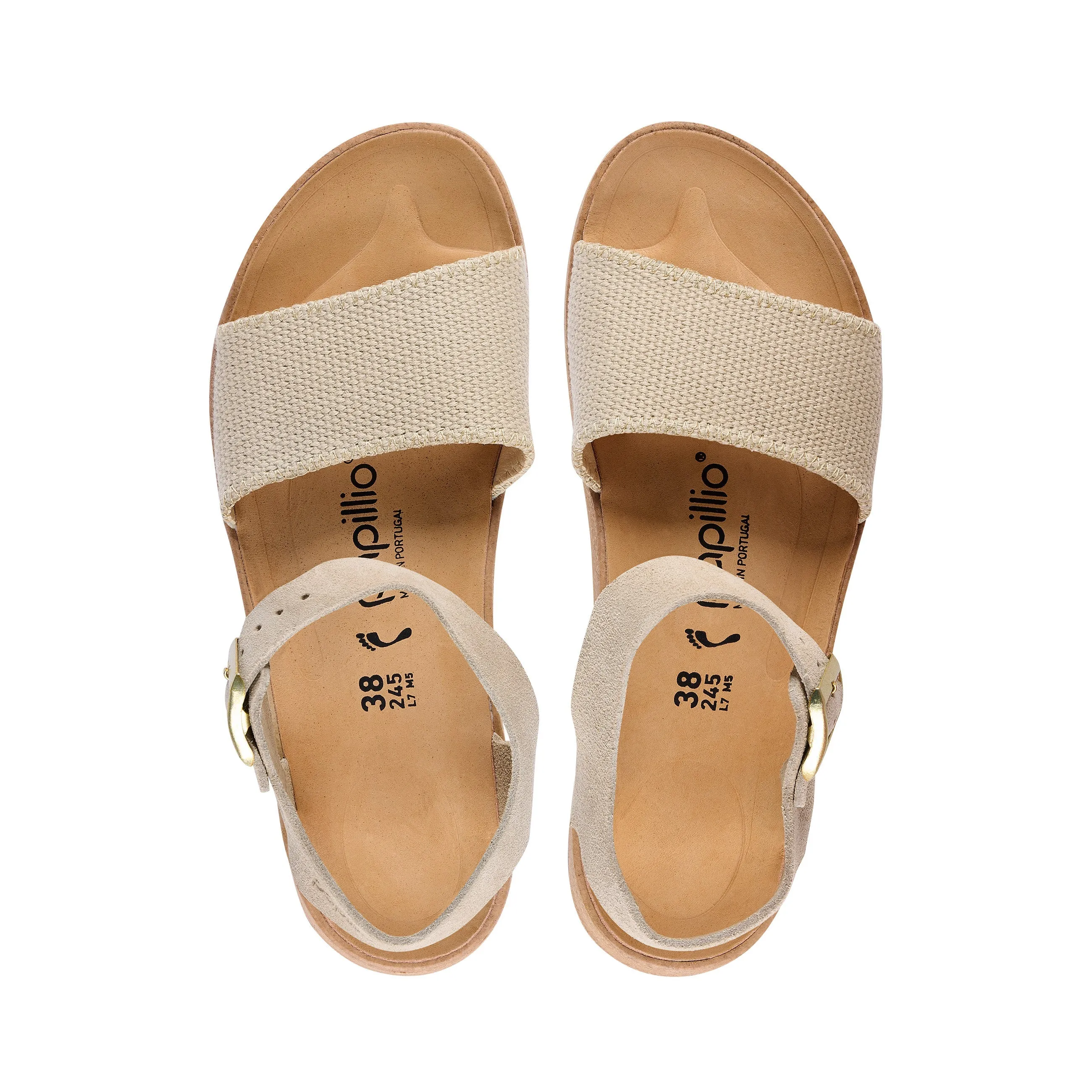 Glenda Sandcastle Canvas/Nubuck Leather