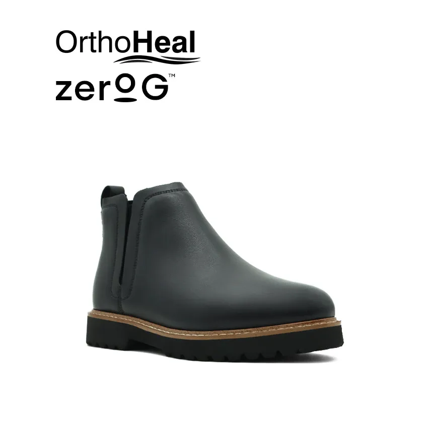 Hazel Chelsea Boots Women's Shoes - Black Leather