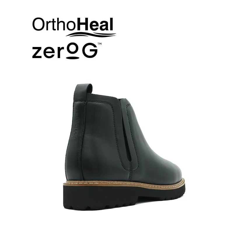 Hazel Chelsea Boots Women's Shoes - Black Leather