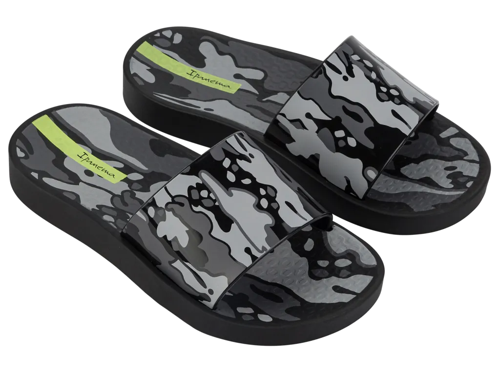 Ipanema Urban V Slide Kids - Black / Black /Grey