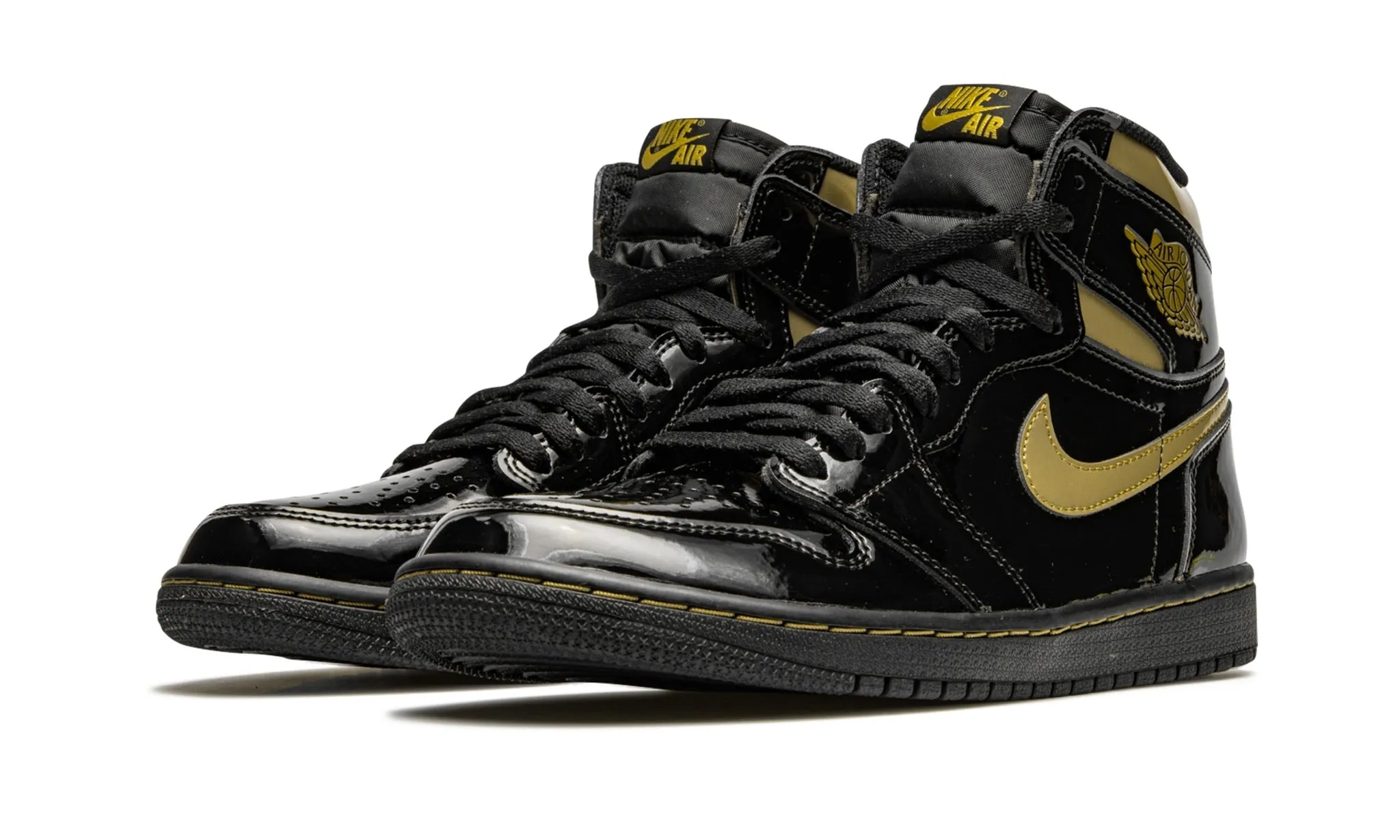 JORDAN 1 HIGH BLACK METALLIC GOLD