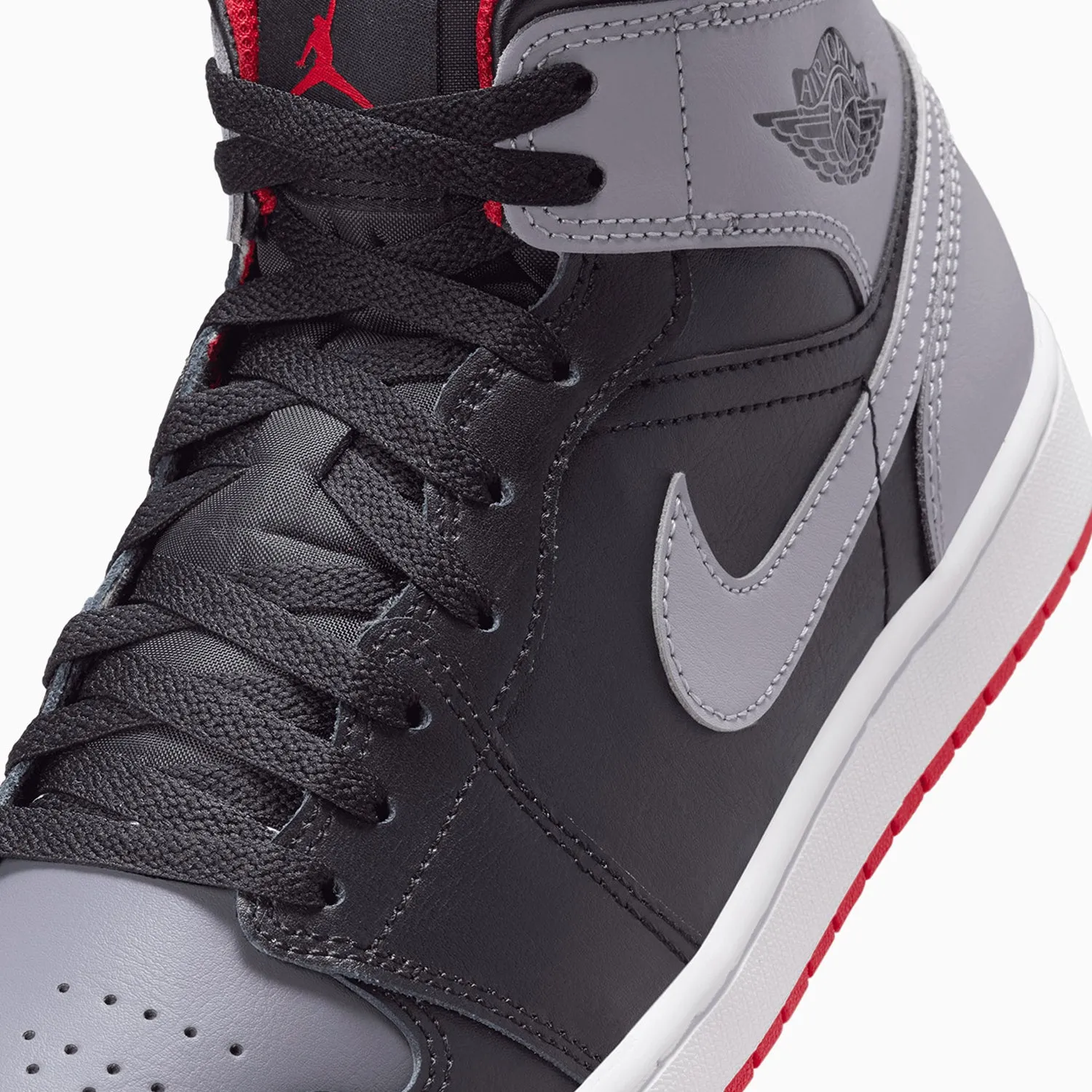 Men's Air Jordan 1 Mid "Black Cement"