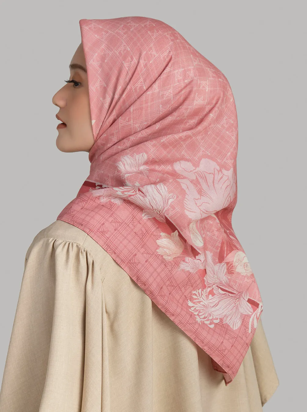 MINERVA SCARF FLAMINGO