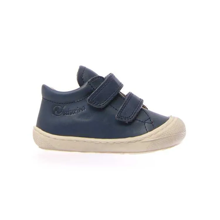 Naturino Toddler's (Sizes 19-24) Cocoon VL Navy/White Sole Leather