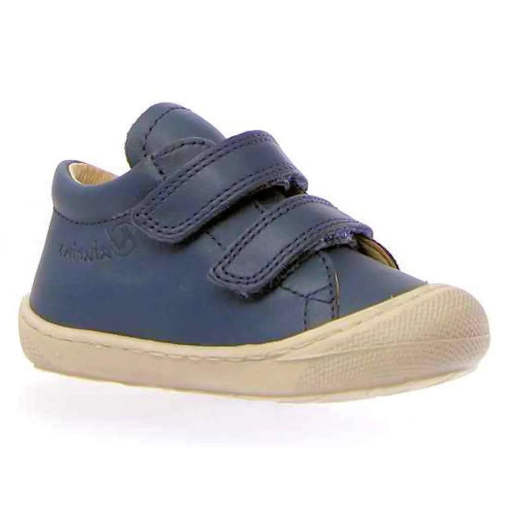 Naturino Toddler's (Sizes 19-24) Cocoon VL Navy/White Sole Leather