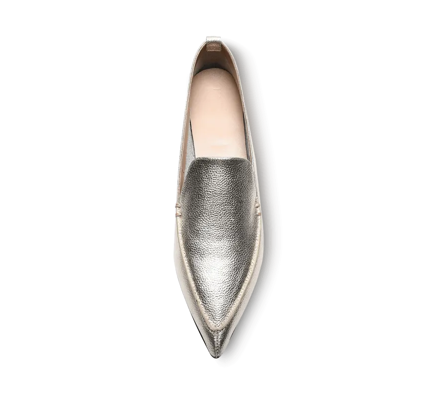 Octavia Beveled Heel Loafer