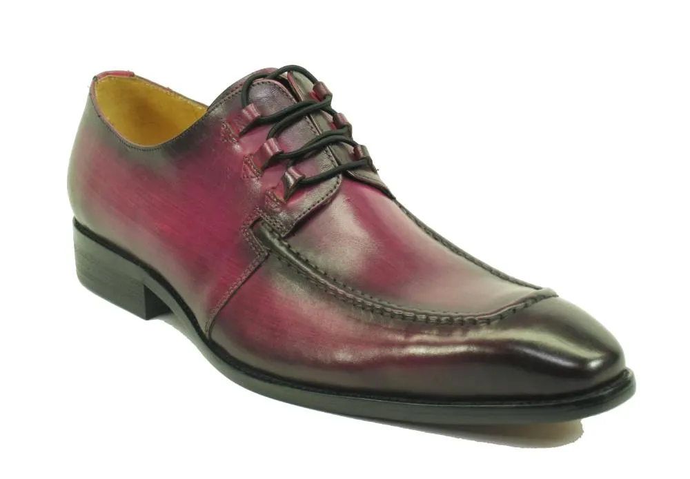 Patina Finish Calfskin Lace-up Shoe