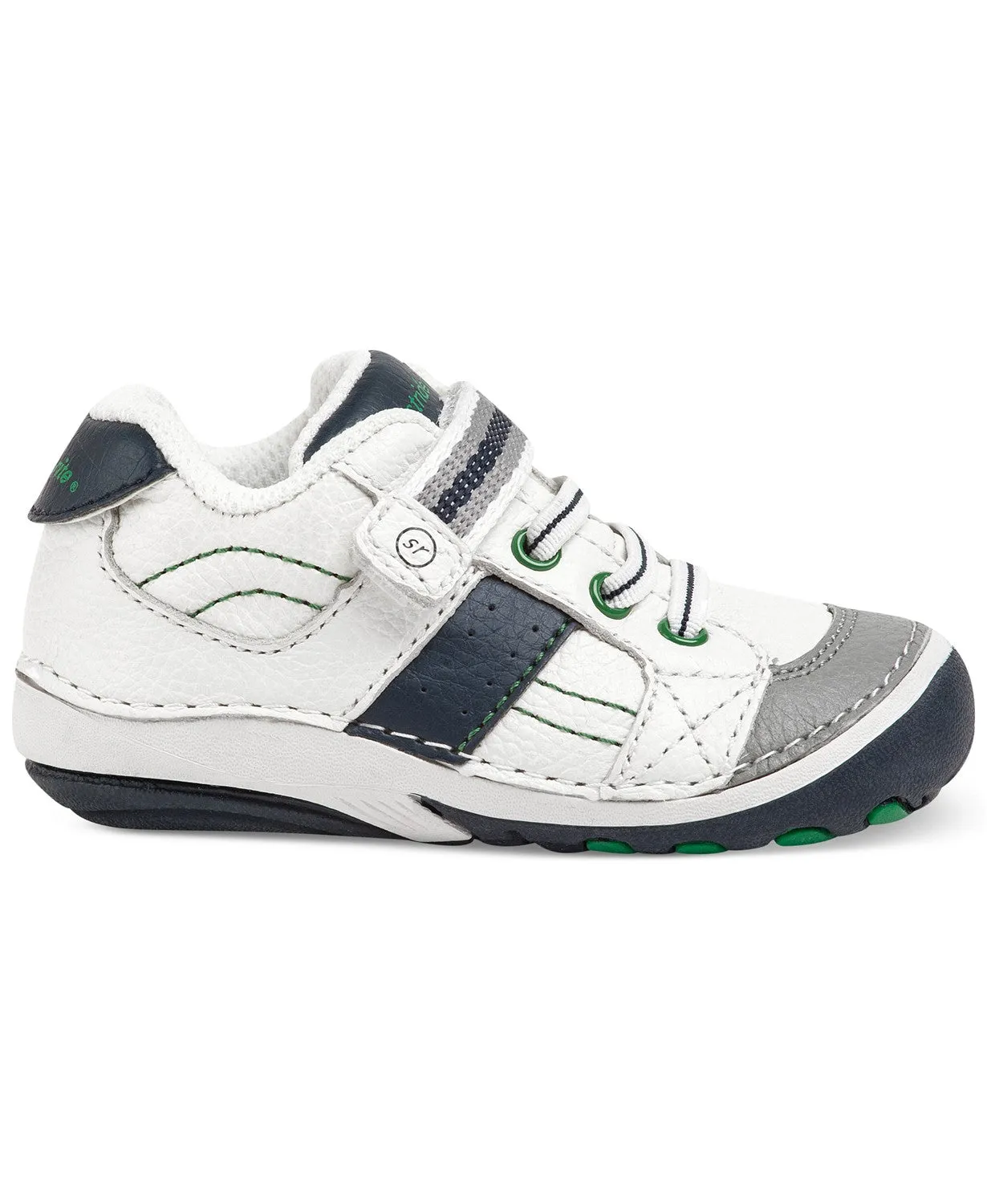 Soft Motion Artie (First Walking) Sneaker - White/Navy