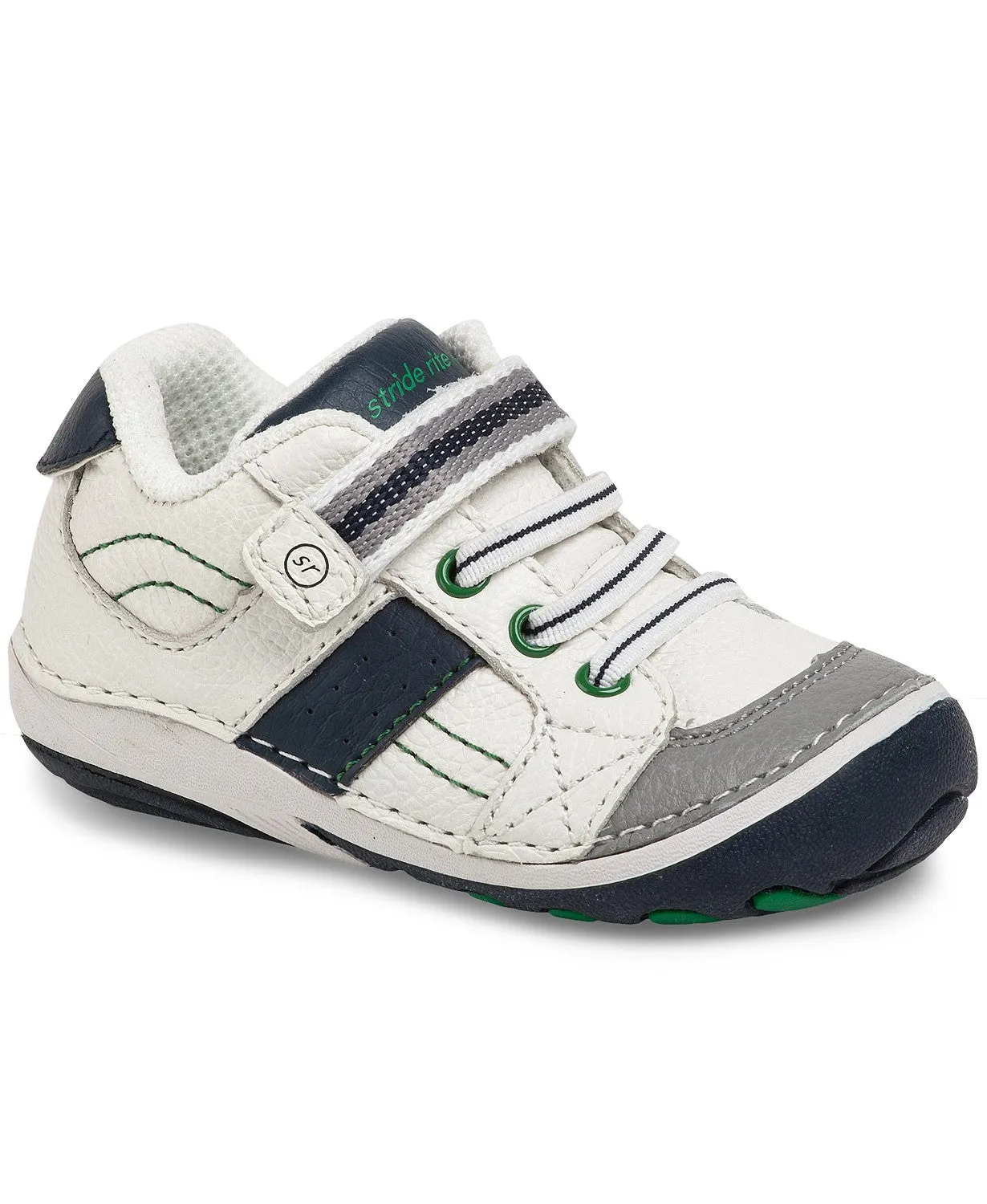 Soft Motion Artie (First Walking) Sneaker - White/Navy