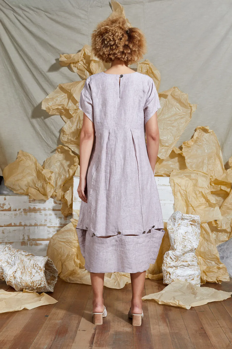 S/S 20 CERISE CONVERTIBLE DRESS - ROSE SAND