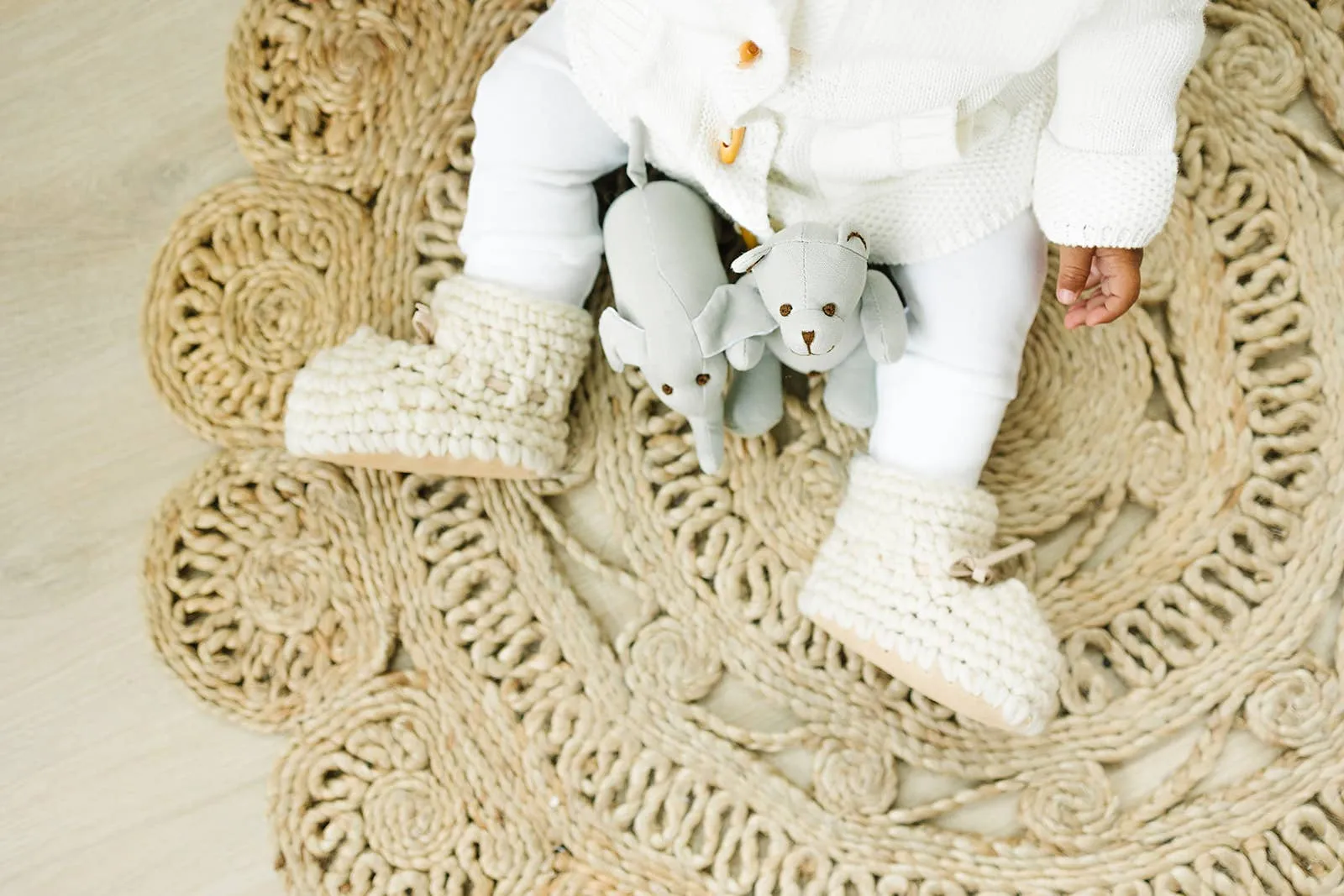 Sweater Crochet Booties