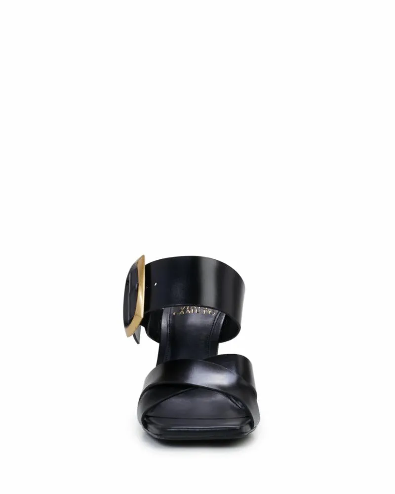 Vince Camuto HELYA BLACK/COW DERBY