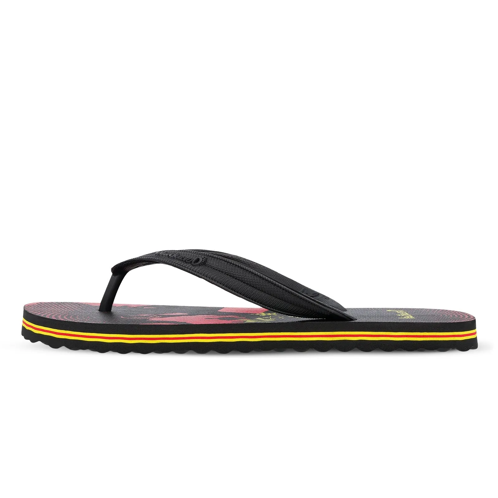 Walkaroo Boys Flip Flop Thong  - HG163 Red Black