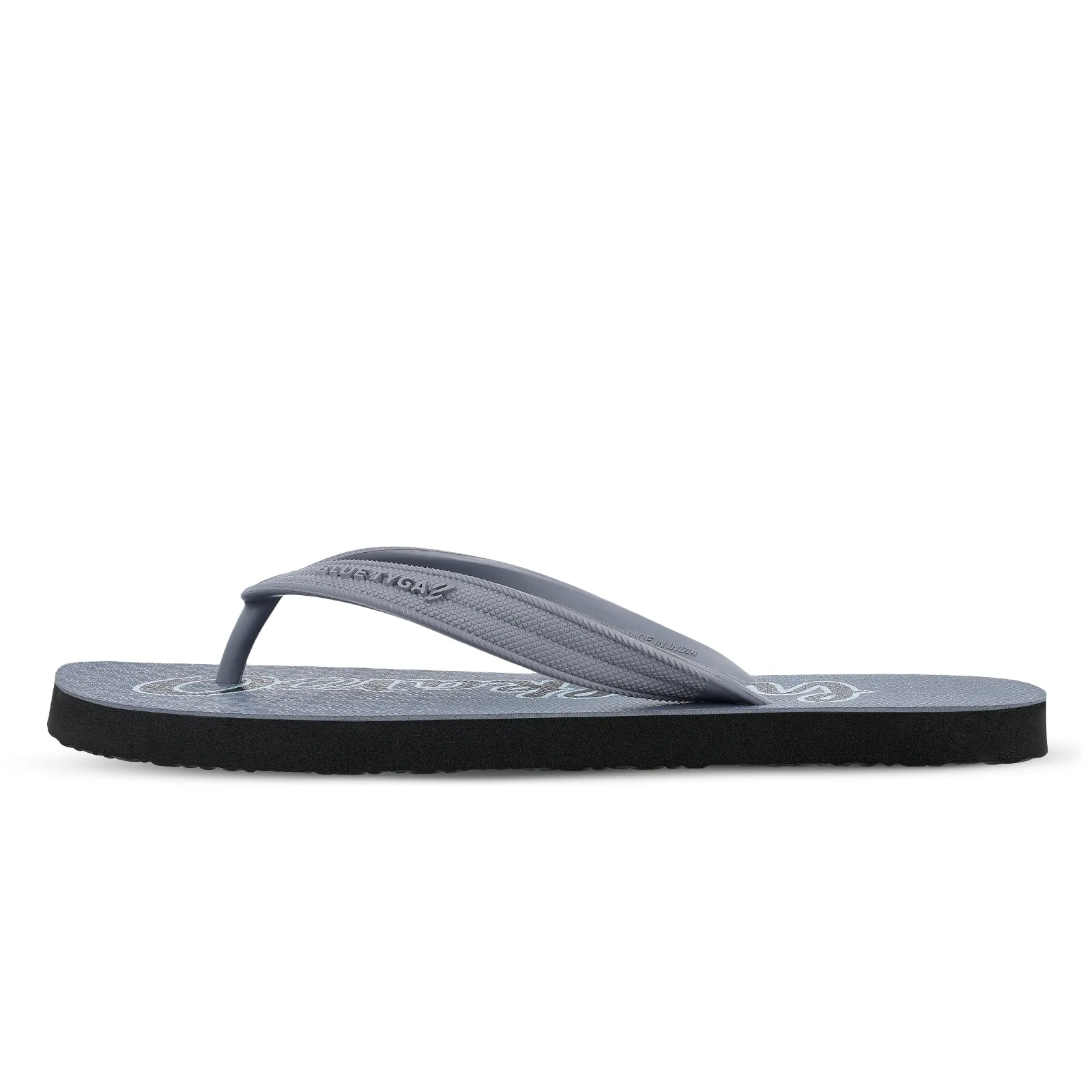 Walkaroo Gents Flip Flop Thong  - HG160 Grey Black