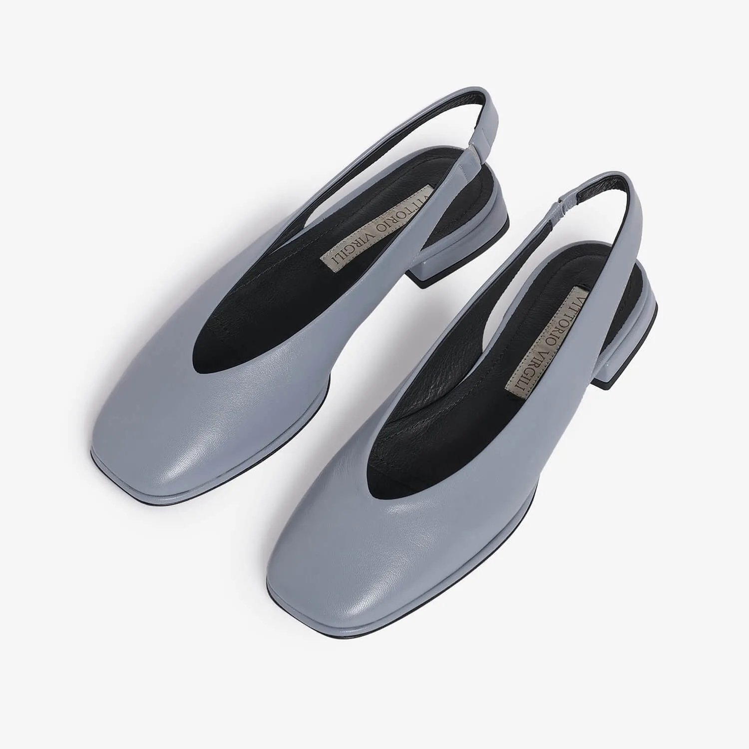 Women's leather ballet flat