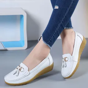 Women's Leather Breathable Moccasins Shoes